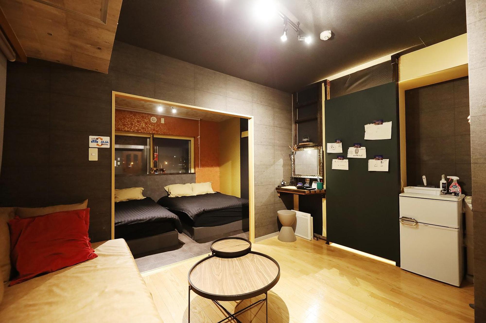 Biosvilla522-Sapporo Susukino Night- 1Room W-Beds2&S-Beds2 6Persons Exterior foto
